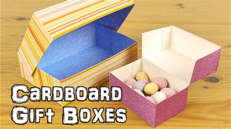 make your own cardboard boxes